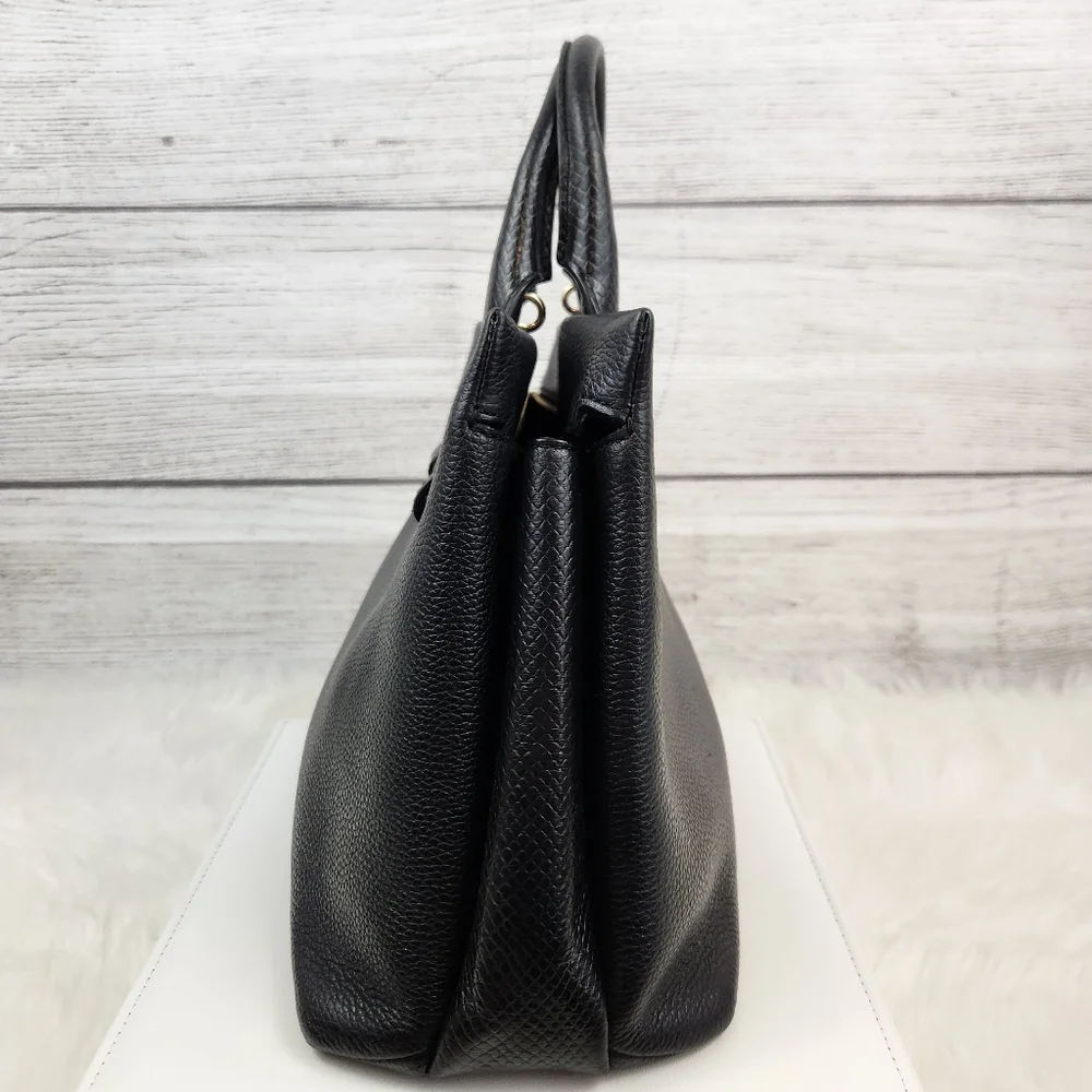 Michael Kors Rollins Large Pebbled Leather Satchel